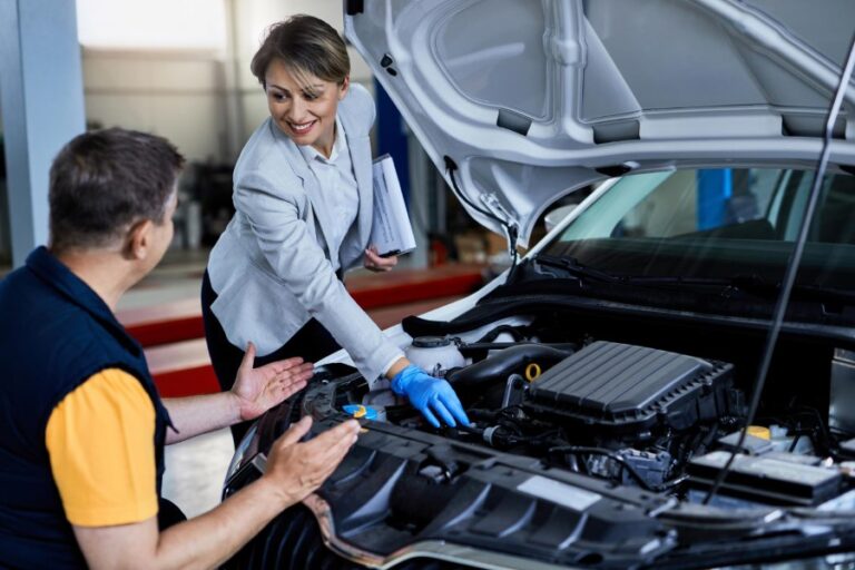 a couple doing car remapping