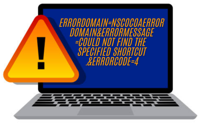 Errordomain=nscocoaerrordomain&errormessage=could not find the specified shortcut.&errorcode=4 best guide